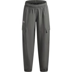 Under Armour UA Rival Woven Girls Cargo Pants Green/White