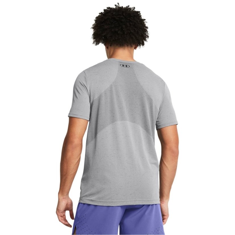 Under Armour UA Vanish Seamless Mens Short Sleeve Mod Grey/Black