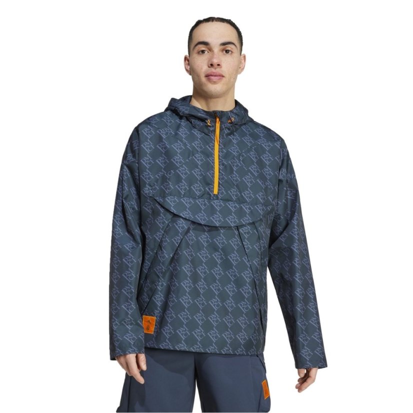 adidas Mens adidas Real Madrid SZN Rain Jacket 24/25 Night Navy