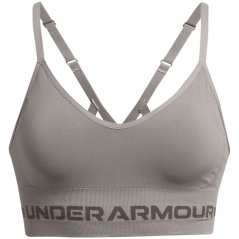 Under Armour Low Impact Longline Sports Bra PEWTER