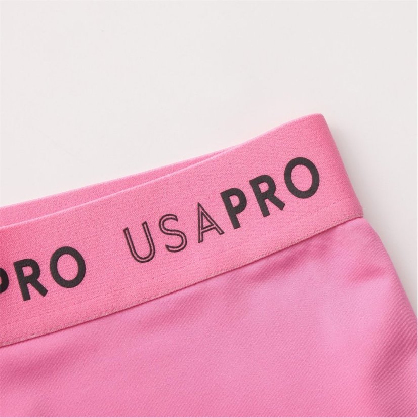 USA Pro USA Pro 3 Inch Training Shorts Junior Girls Pink