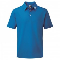 Footjoy Pique Solid Polo Shirt Juniors Cobalt