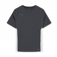 Puma Finesse Training Shirt Juniors Grey/Aqua