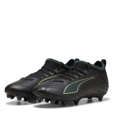 Puma Unisex Kids' Ultra 6 Match Firm Ground Football Boots Blk-FL-GrnTrrn