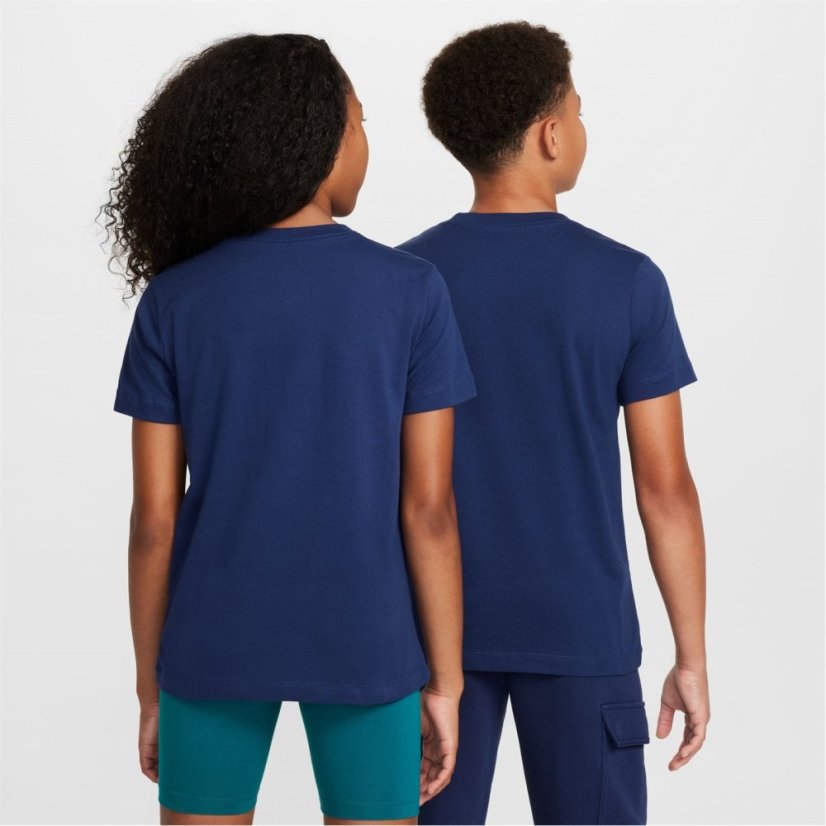 Nike Futura T Shirt Junior Boys Navy