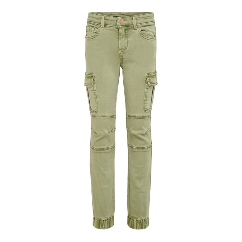 Only Kids' Cargo Trousers Oil Green