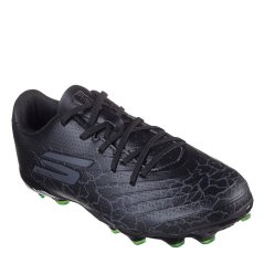 Skechers SKX 01 Juniors Firm Ground Football Boots Black