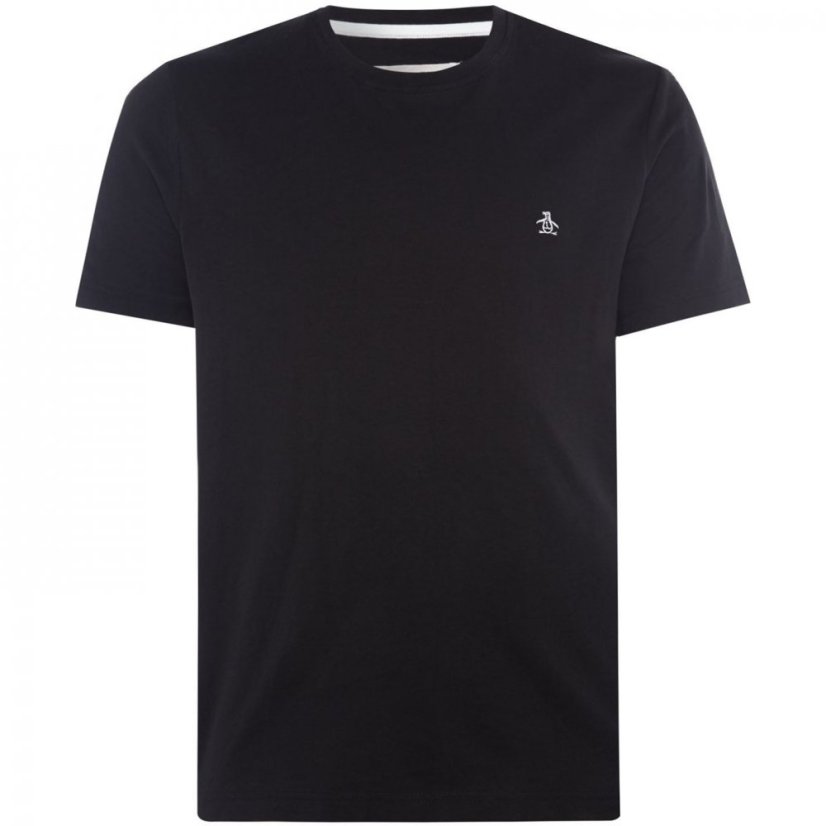 Original Penguin Pin Point Embroidered T-Shirt Black