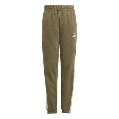 adidas Unisex Kids' Closed Hem Fleece Joggers Olve/Slvr/Wht