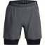 Under Armour Armour Ua Vanish Wvn 2in1 Vent Sts Gym Short Mens Grey