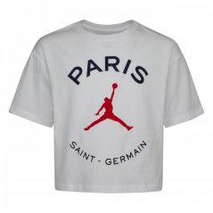 Air Jordan PSG Box T-Shirt Childrens White