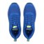 Slazenger Curve Support E-Mesh Trainers Mens Blue/Lime