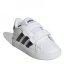 adidas Grand Court Shoes Infants White/Black