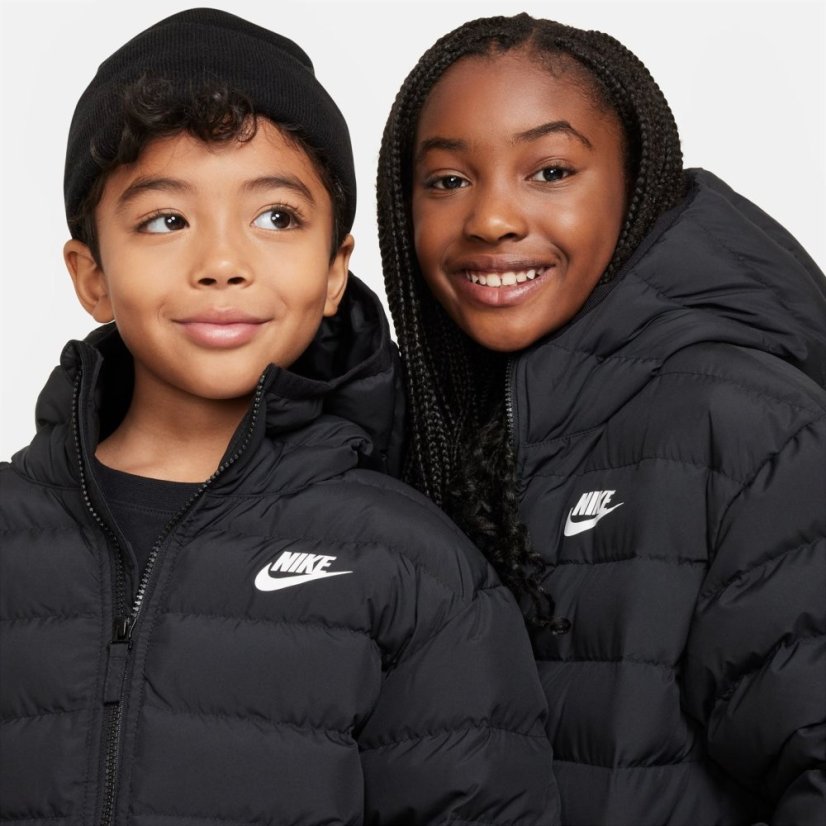Nike Loose-Fit Puffer Jacket Juniors Black