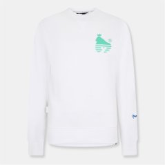 Money Men's Sport Ape Crew Sweatshirt White