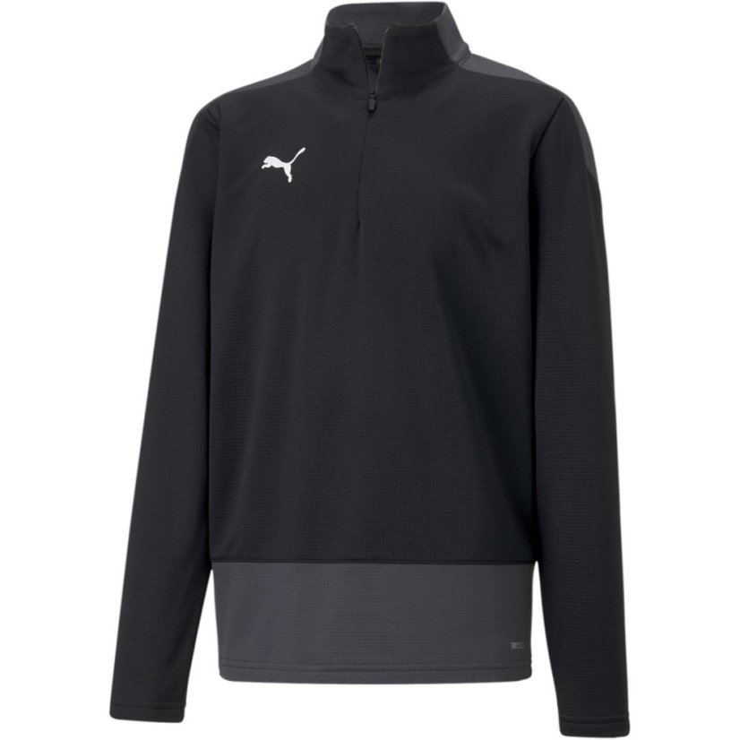 Puma Teamgoal 23 Training quarter Zip Top Jr Fleece Unisex Kids Black