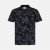 Firetrap All-Over Print Polo Top Mens Black