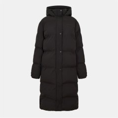 Everlast Women's Waterproof Windproof Hooded Long Sleeve Short Puffer Jacket Black