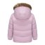 SoulCal Kids' 2 Zip Bubble Hooded Long Sleeve Short Puffer Jacket Lilac