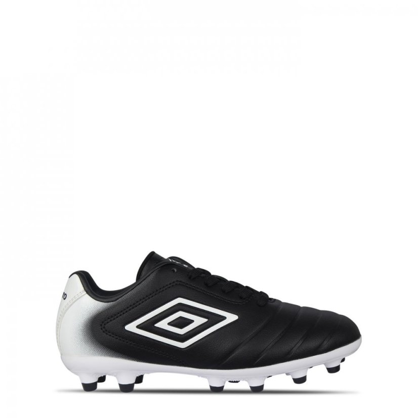 Umbro Calcio Firm Ground Football Boots Black/White