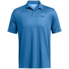 Under Armour Perf 3.0 Printed Polo Photon Blue