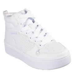 Skechers Court High High-Top Trainers Unisex Kids White