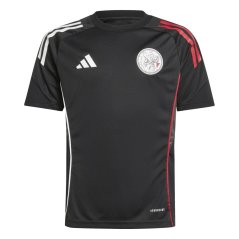 adidas Ajax Training Top 2025 2026 Juniors Black