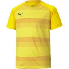 Puma Puma Teamvision Jersey Jr T-Shirt Unisex Kids CYllw-SYllw-Blk