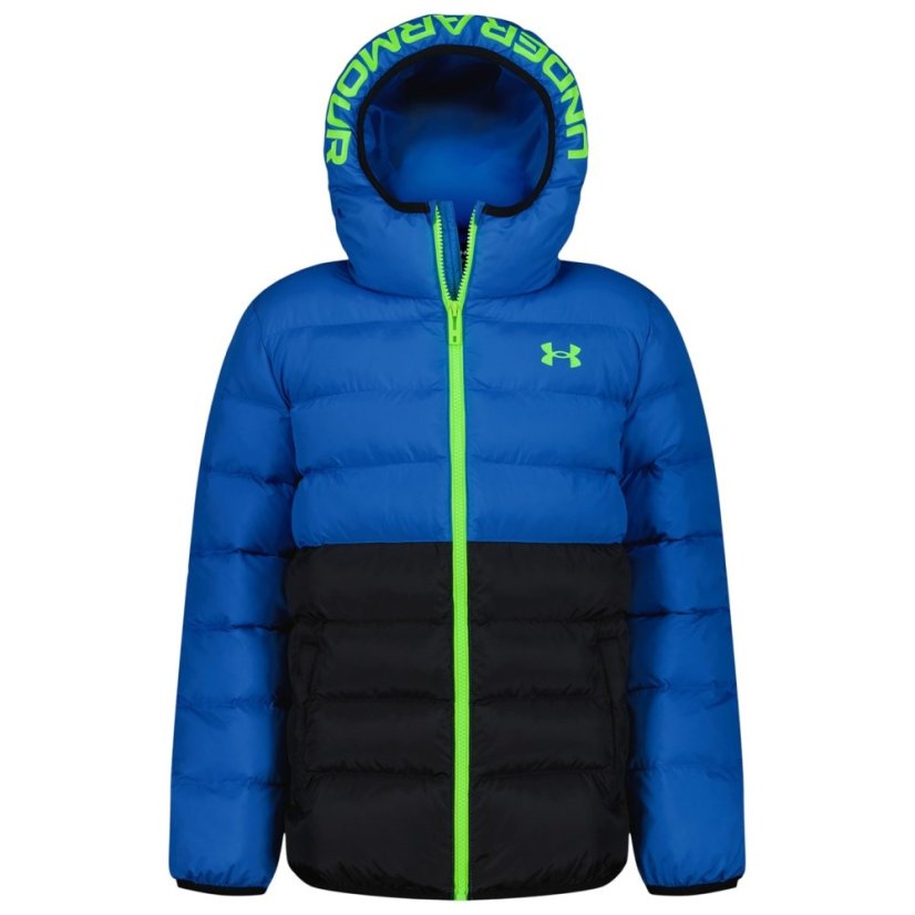Under Armour Kids' Pronto Hooded Long Sleeve Puffer Jacket Navy/Tech Blue