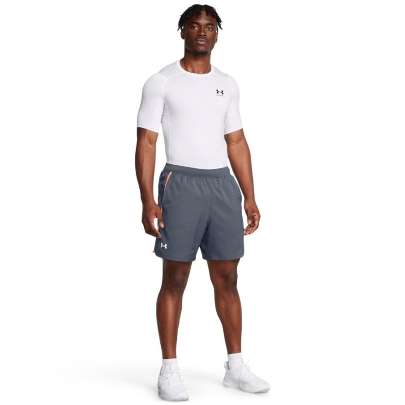 Under Armour Launch Texture Shorts Grey