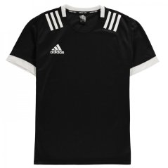 adidas 3 Stripes Replica Shirt Mens Black/White