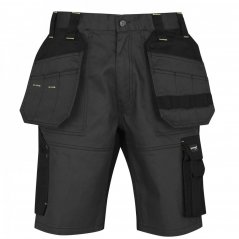 Dunlop Stretch Shorts Mens Charcoal/Black