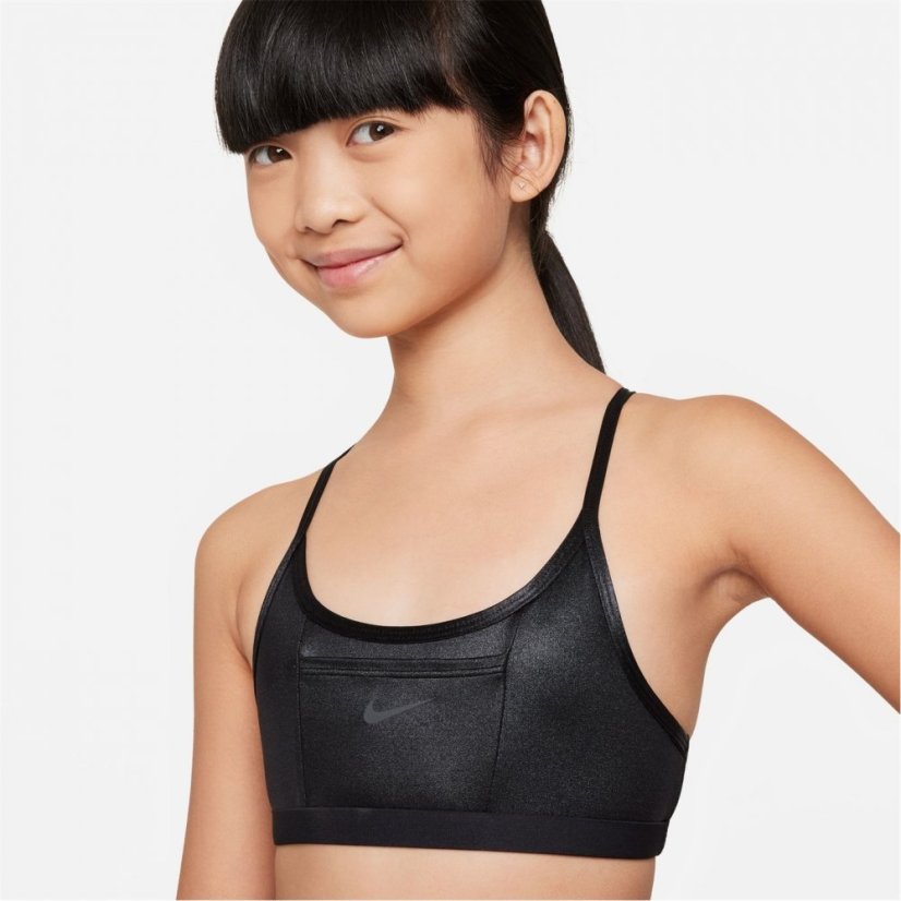 Nike Indy Femme Novelty Bra Juniors Black/White