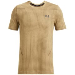Under Armour Seamless Short Sleeve pánske tričko Brown