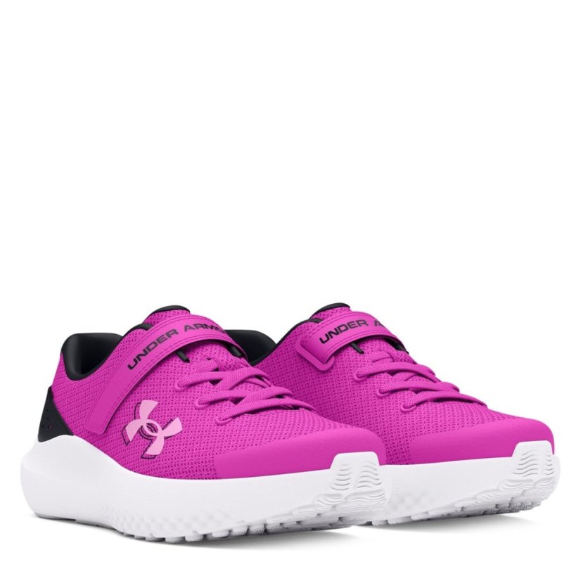 Under Armour Surge 4 AC Running Shoes Child Girls Vivid Magenta