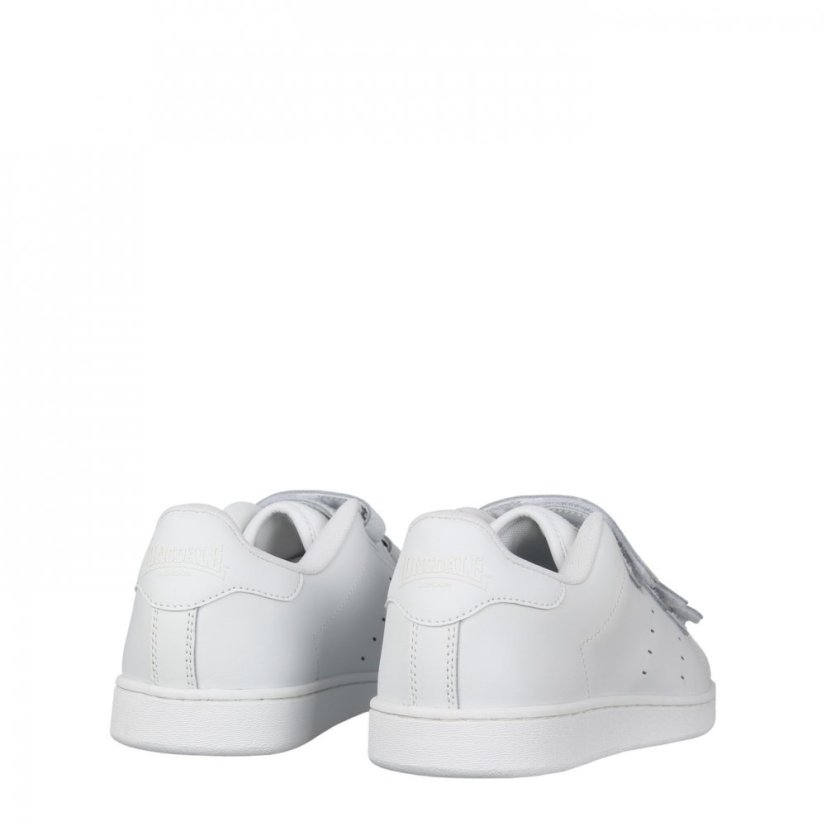 Lonsdale Leyton Trainers Juniors White/White