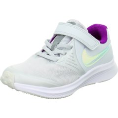 Nike Star Runner Girls Trainers Platinum/Multi