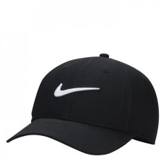 Nike Dri-FIT Club Structured Swoosh Cap Black/White