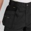 Dunlop Stretch pánske šortky Charcoal/Black