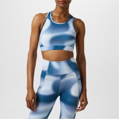 USA Pro Pro Core Racer Back Sports Bra Ladies Swirl Ombre