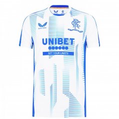 Castore Rangers FC Short Sleeve pánske polo tričko White