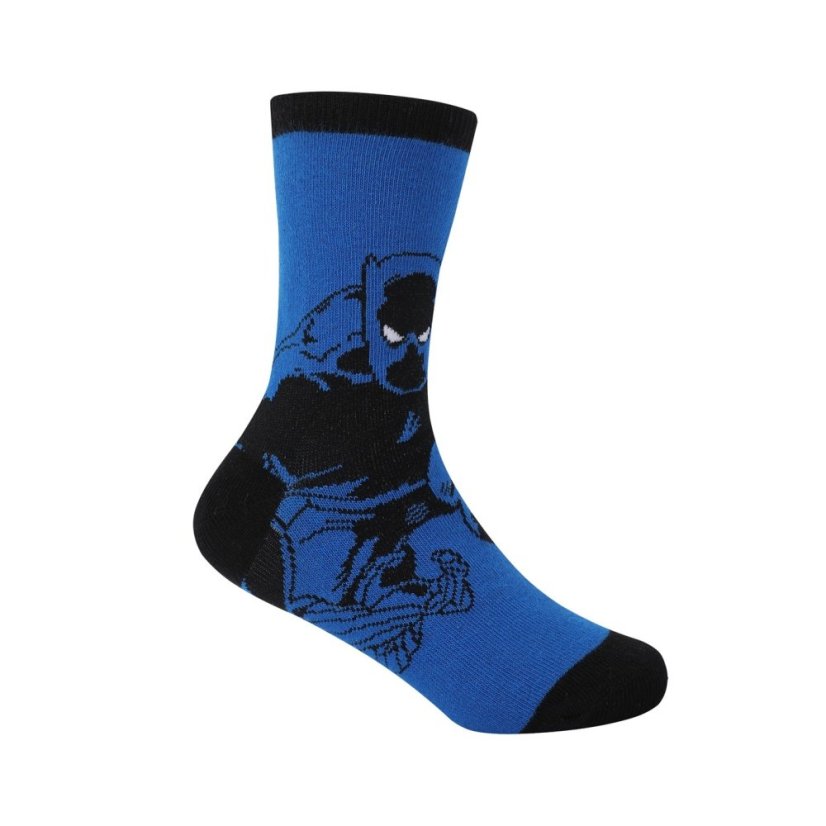 Character Crew Sock 5pk Children Marvel