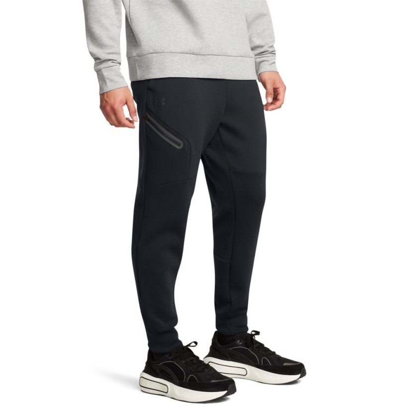 Under Armour Men's Unstoppable Closed Hem Fleece Joggers Black