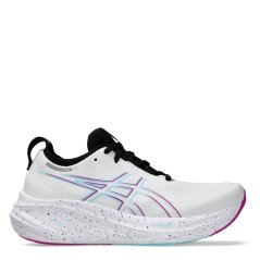 Asics Gel-Nimbus 26 Running Shoe Womens White/Sea