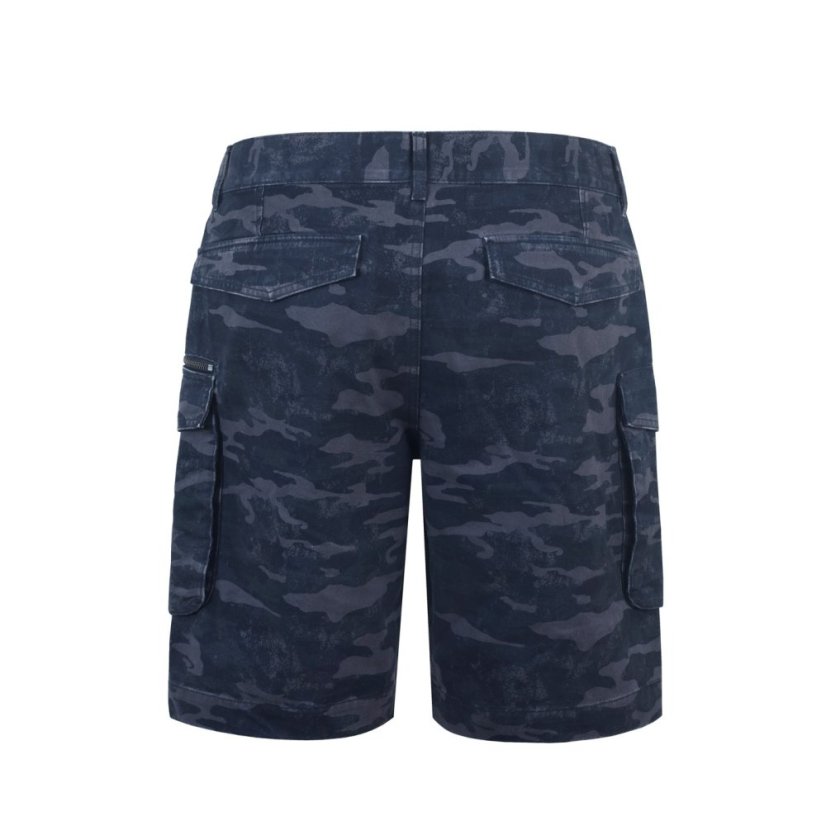 Firetrap BTK pánske šortky Black Camo