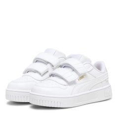 Puma Unisex Kids' Carina Street V Low-Top Trainers Puma White