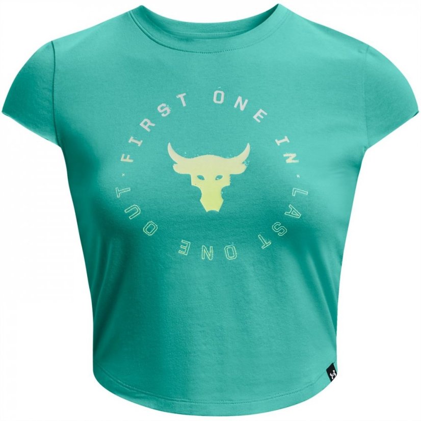 Under Armour Project Rock Night Shift Cap dámské tričko Green