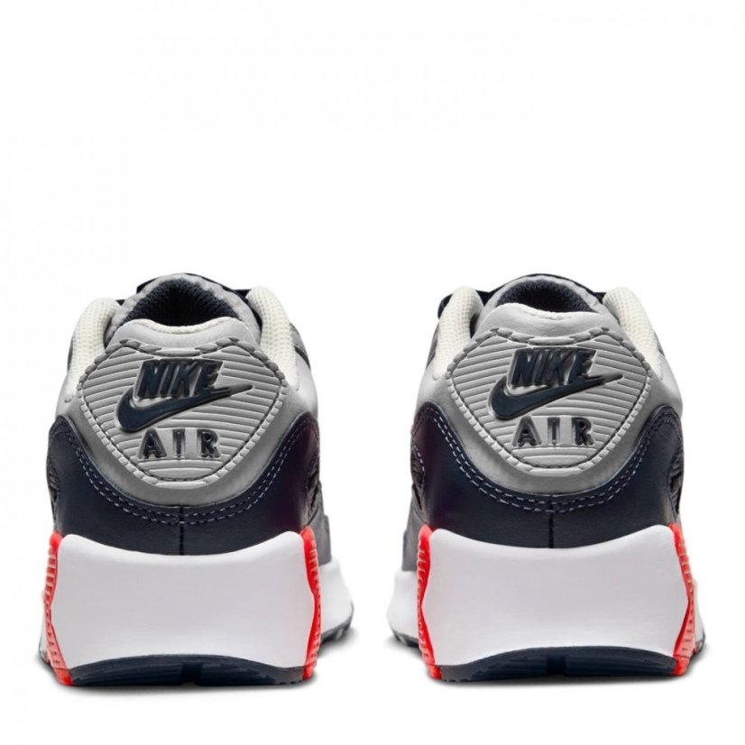 Nike Max 90 LTR Big Kids' Trainers Grey/Red