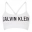 Calvin Klein Performance Low Logo Sports Bra White