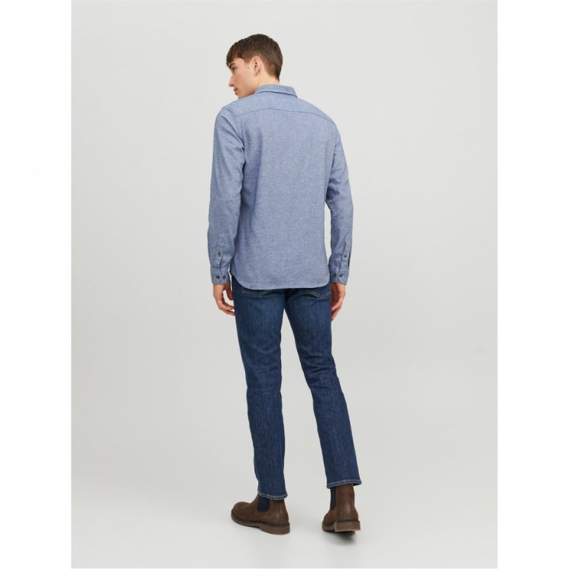 Jack and Jones Casual Melange Shirt Faded Denim